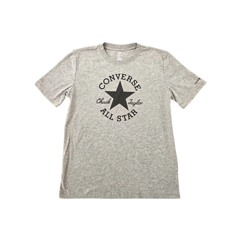 Converse All Star Chuck Taylor Boys T Shirt Gray Sz L NWT